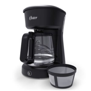 Cafetera Oster 12Tazas c/Filtro Black 900W